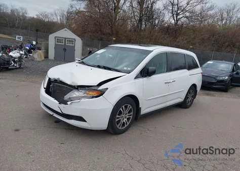 2012 Honda Odyssey Ex-L from USA, damaged, VIN 5FNRL5H62CB033706